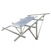 Structure de montage au sol pour panneaux solaires Solar Master, en alliage d'aluminium, inclinaison réglable