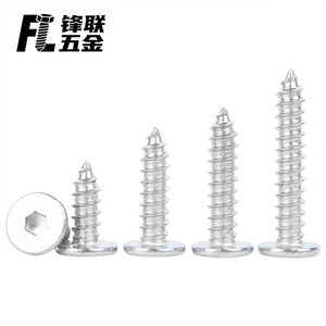 สกรูเกลียวปล่อยสแตนเลส Fenglian 304 ขนาด M2-M8 หัวแบนบาง หกเหลี่ยมด้านใน เกรด A สำหรับอุปกรณ์รางรถไฟ - Product Image 4