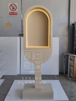 Cabine Téléphonique Livre d'Or Audio avec LED, Stand Téléphonique Livre d'Or de Mariage pour Événements