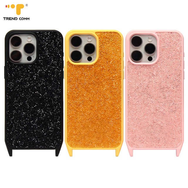 2026 High Quality Ladies Glitter TPU  Phone Case Matching with Phone Charm  Luxury Protective Mobile Cover  for iPhone Series
