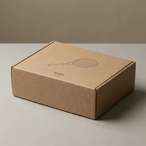 กล่องใส่ไม้แร็กเก็ตแบบกำหนดเองของ Huidian Packaging ทำจากกระดาษแข็ง 250gsm ปรับแต่งขนาดเส้นผ่านศูนย์กลางภายในได้ สำหรับปิงปอง เทนนิส แบดมินตัน - Product Image 3