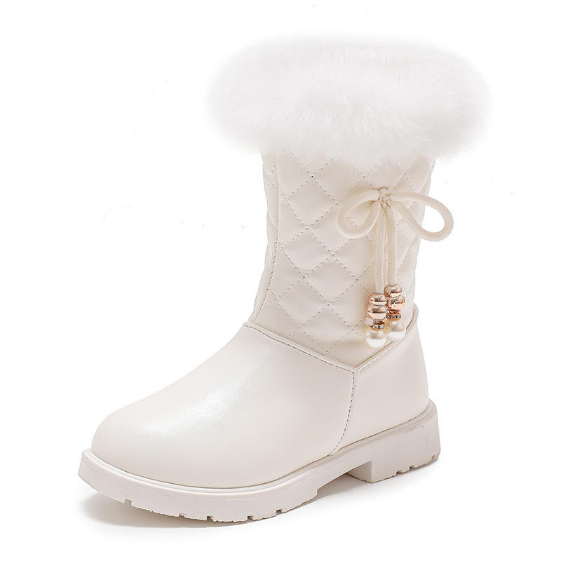 Girls Fancy Winter Boots Durable Warm Snow Shoes