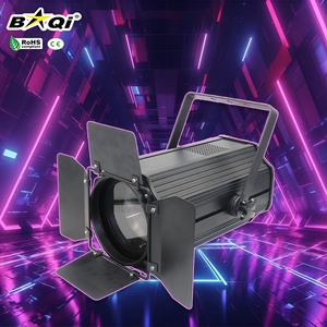 Foco Fresnel LED COB de 200W con Zoom DMX, Luz Blanca Cálida/Fría para Escenario y Cine, Certificado CE ROHS para Bodas y Fiestas - Product Image 1