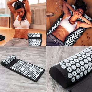 HAIJI HJ-A02 Juego de Masaje Corporal Completo para Espalda, Cuello, Pies, Dolores de Cabeza, Relajación Muscular, Tapete de Acupresión y Almohada de Masaje - Product Image 4