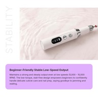 Machine à ongles portable silencieuse rechargeable sans fil, kit de lime à ongles électrique rechargeable, dissolvant de vernis à ongles en gel