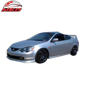 Spoiler de pare-chocs avant style TR pour Acura RSX DC5 02-04, non peint, noir, PU, accessoire extérieur de haute qualité - Product Image 2