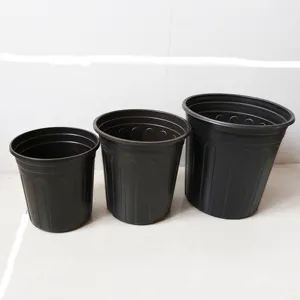 Potes de plástico para plantas, galão durável de fábrica chinesa