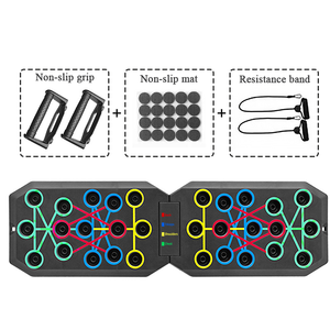 Planche de musculation portable et pliable en ABS antidérapante pour poitrine et bras, avec compteur intelligent, pour usage commercial - Product Image 5