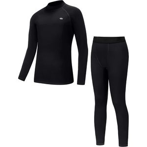 FOXA Thermal Underwear Set Boys Long Johns Base Layer Moisture Wicking <b>Ski</b> Snow Wear - Product Image 1