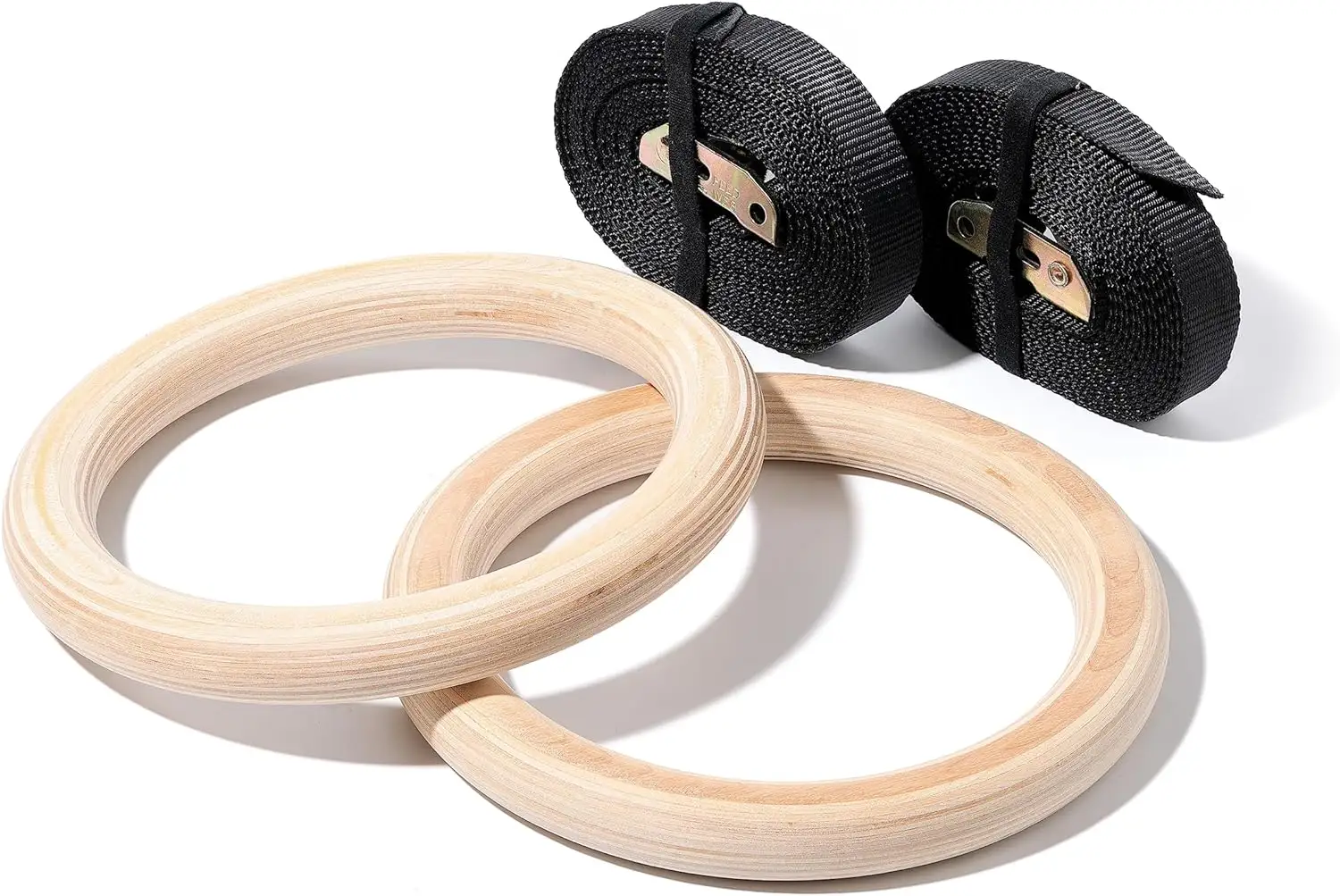 Anello di allenamento Fitness forza calisthenics anello di ginnastica in legno 28mm 32mm anello di allenamento sportivo cross fitness