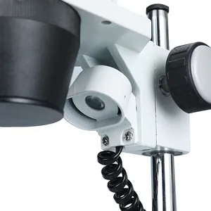 Microscopio da Laboratorio per Insegnamento e Manutenzione con Piastra di Lavoro Stereoscopica a Basso Spessore e Supporto Metallico - Product Image 5