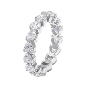 Moissanite Heart Shaped S925 Silver Ring 0.3 Carat Women's Everyday Wear Jewelry - Product Image 4