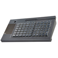Teclado POS Programable de 63 Teclas al por Mayor con 3 Rieles MSR y Pantalla Táctil para Sistemas POS