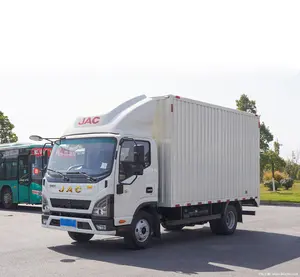 中国工厂价格3t 4t 5吨轻型商业运输送货厢式货车4门江淮轻型货车江淮引领S6轻型货车