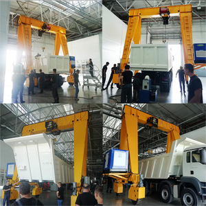 80-тонный безрельсовый кран для манипуляции с мрамором с редуктором и подшипниками - Product Image 1