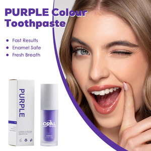 Xách tay màu tím làm trắng kem đánh răng có hiệu quả loại bỏ vết bẩn có chứ<span class=keywords><strong>a</strong></span> một công thức làm trắng bao gồm bạc hà làm mới - Product Image 4