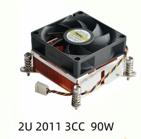 EPYC7001/7002/7003/9004 SP3/LGA4094 SP3 SP5 LGA 2011 4/5 ailettes en aluminium de caloduc CPU 2U serveur dissipateur thermique Cooper CPU refroidisseur
