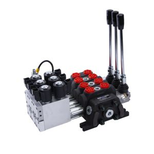 15,8 GPM, 3 bobines, 5076 PSI, 12V/24V DC, commande directionnelle hydraulique à solénoïde - Product Image 3