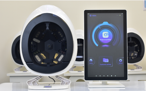 Nouvel analyseur de peau AISIA-Q2 avec 3 caméras intégrées, détection d'humidité, analyse de la peau 48 millions de pixels, scanner facial - Product Image 6