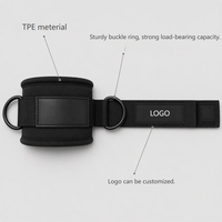 En gros, Sangle de cheville rembourrée pour machine à câble de gym, pour extensions de jambes, entraînement des fessiers et des hanches