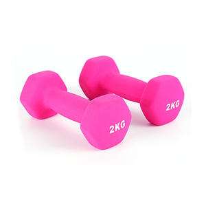 Ladies Holder Color <span class=keywords><strong>Front</strong></span> Squat Children Fitness Practice Home Neoprene Iron Dumbbell Set - Product Image 2