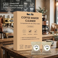 Pastilles détartrantes pour machine à café Janix Kfk-04 à action rapide, qualité supérieure, biodégradables 50%-80% pour un café profondément nettoyé