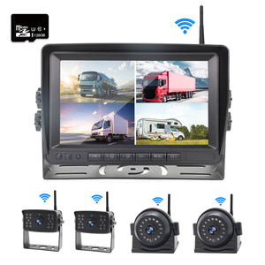 Không Dây <span class=keywords><strong>Rear</strong></span> <span class=keywords><strong>View</strong></span> Back up Máy Ảnh Không Thấm Nước Xe Tải Tầm Nhìn Ban Đêm Hệ Thống 7 "Màn Hình Cho Bán Xe Tải Xe Buýt Trailer Xe Tải 50V - Product Image 5