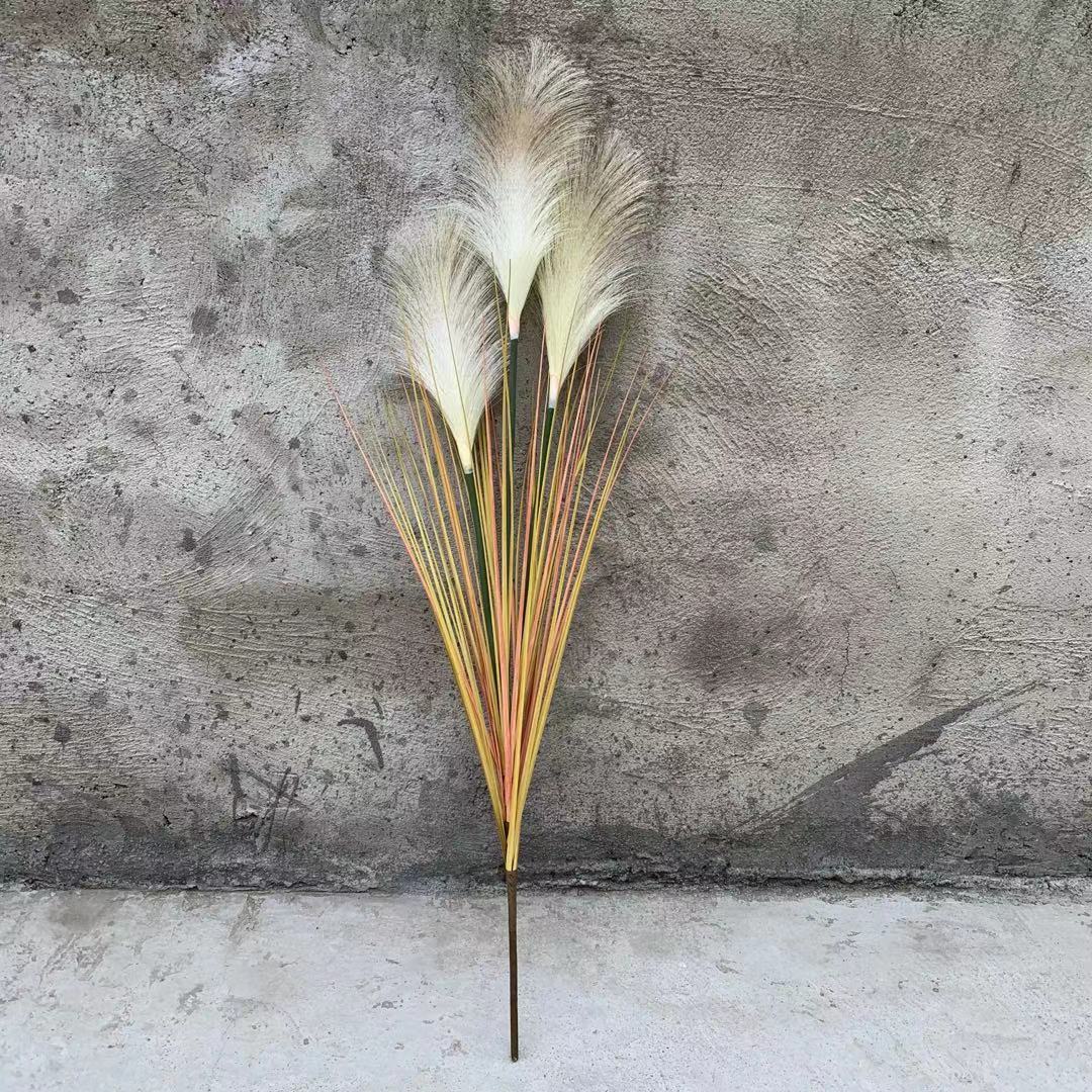 Color de otoño de caña de 3 cabezas