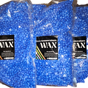 แว็กซ์นิวเค ไร้ความเจ็บปวด 1000 กรัม ปราศจากสารก่อภูมิแพ้ พรีเมียม สีม่วงกลิตเตอร์ ลาเวนเดอร์ โรซินฟรี กำจัดขนบนใบหน้า เซรา เดพิลลาทอเรีย - Product Image 1