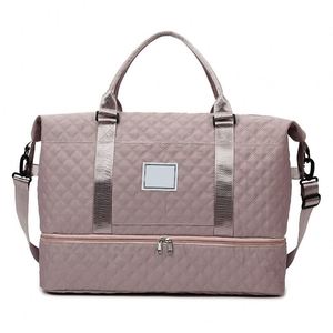 Bolsa de Gimnasio Portátil para Hombre, Impermeable, de Oxford, para Viajes Deportivos, con Cierre de Cremallera y Compartimento para Zapatos - Product Image 1