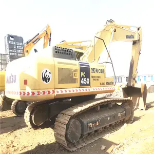 Escavadeira hidráulica komatsu PC450-7 original japonês de 45 toneladas