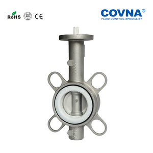 COVNA DN50 SS304 Robinet papillon en acier inoxydable avec revêtement en PTFE - Product Image 6