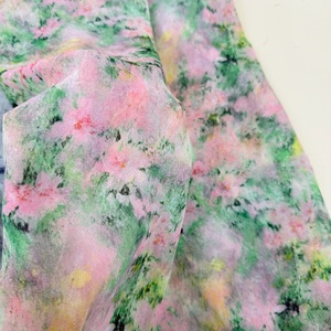 ファッション通気性軽量花柄柄デザイン100% ポリエステル生地ドレス用 - Product Image 4