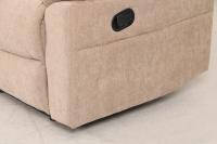 Ensemble de canapés électriques inclinables en cuir, fauteuils inclinables en cuir imperméable, surface facile à nettoyer pour le mobilier de salon