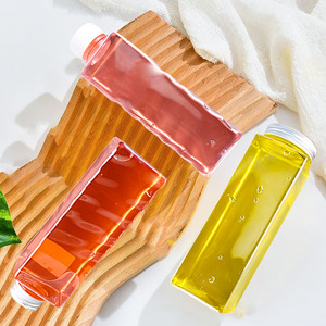 New 600ml Pháp vuông nhựa chai nước trái cây 20oz nước giải khát nước ép trái cây dễ dàng mở nắp bằng chứng giả mạo cap cho năng lượng đồ uống - Product Image 4
