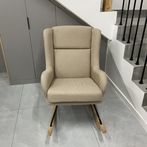 Silla Mecedora de Cuero Moderna para Bebés, <span class=keywords><strong>Cuna</strong></span> Deslizante Plegable, Diseño Lavable, Cojín Duradero y Ecológico para Bebés/Niños - Product Image 2