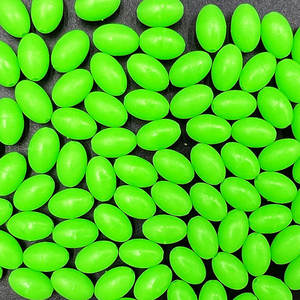 Dn 1000 Stks/zak Gloeien <span class=keywords><strong>In</strong></span> De Donkere Zachte Kralen Vissen Lichtgevende Kralen Plastic Stop Ovaal Gloeiende Harde Vissenkralen - Product Image 2