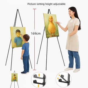 Expositor de Ropa Plegable Portátil de <span class=keywords><strong>Metal</strong></span> Triangular Personalizado, Independiente, para Uso en Exteriores, con Recubrimiento en Polvo, con Estante de 60 cm, Fácil de Usar - Product Image 2