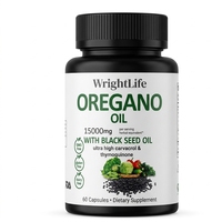 Capsules d'huile d'origan sauvage Wrightlife OEM pour des cheveux et des ongles sains, compléments alimentaires à base de plantes pour adultes, végétariens