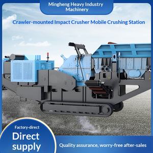 Station de concassage mobile à production horaire de 200 tonnes, concasseur à percussion sur chenilles, concasseur de déchets de construction, concasseur de roche - Product Image 5