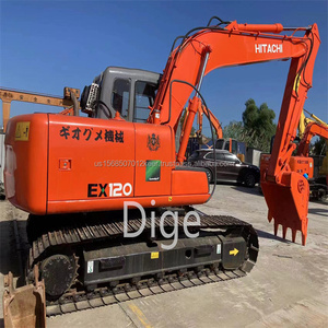 Excavatrice hydraulique sur chenilles d'occasion Hitachi EX120-2/3/5 de 5,5 tonnes, avec moteur et pompe Hitachi, à prix avantageux - Product Image 5