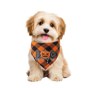 Pañuelos Triangulares de Poliéster para Mascotas de Halloween, Ajustables y Suaves, para Perros y Gatos, Decoraciones para Fiestas y Festivales - Product Image 4