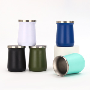 Stainless Steel Tumbler 8oz Double Wall Vacuum Insulated Cup For Outdoor Travel Sports Office Use - Product Image 2