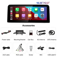 LEHX 8Core 4G DSP Android mobil, pemutar DVD mobil nirkabel Android untuk BMW 3/4seri F30 F31 F32 F33 F34 F36