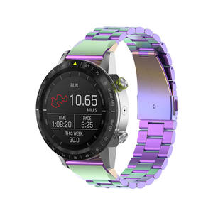 Bracelet de montre en acier inoxydable de 20mm, design en caoutchouc de luxe, pour Fenix 6s 5s 5splus Fenix6s Fenix5s <span class=keywords><strong>Plus</strong></span> Smartwatches - Product Image 1
