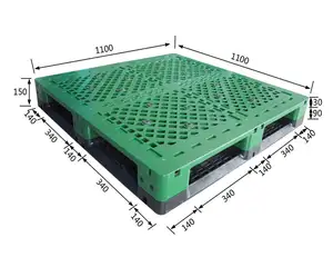 Steel Reinforced HDPE PP Plastic Euro Pallet Injection Mold-Molded With Steel Reinforcement