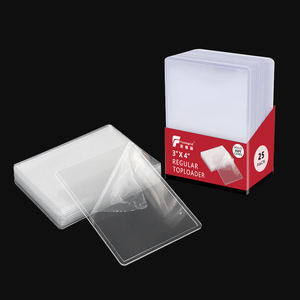 3x4 "<span class=keywords><strong>Toploaders</strong></span> 35pt <span class=keywords><strong>Ultra</strong></span> Clear <span class=keywords><strong>Pro</strong></span> Quality Toploader Trading Card Top Loader 3x4 Topload Card Holder - Product Image 5