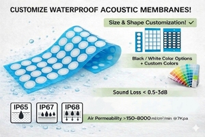 Membrane respirante imperméable EPTFE Microporeuse, évent d'<span class=keywords><strong>a</strong></span>ération, protection IP67-68, <span class=keywords><strong>brosse</strong></span> à dents électrique, haut-parleur - Product Image 6