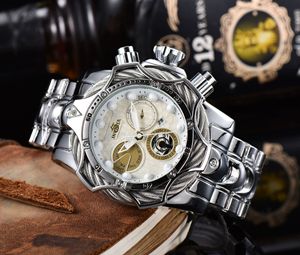 Montre Homme INVIC à Cadran Large, Bracelet en Acier Inoxydable, Sportive et Étanche, Style Clown, Vente Chaude Transfrontalière Europe-Amérique - Product Image 2