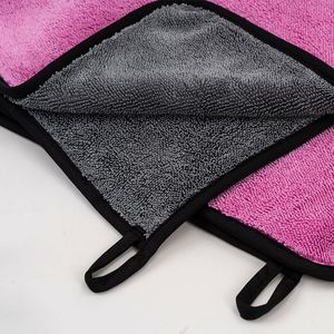 Toalla de Limpieza para Auto Ecológica de Microfibra, sin Bordes, de Secado Rápido, Tejida, Rectangular, Cuadrada, de Color Sólido, Absorbente, para Uso Doméstico - Product Image 6